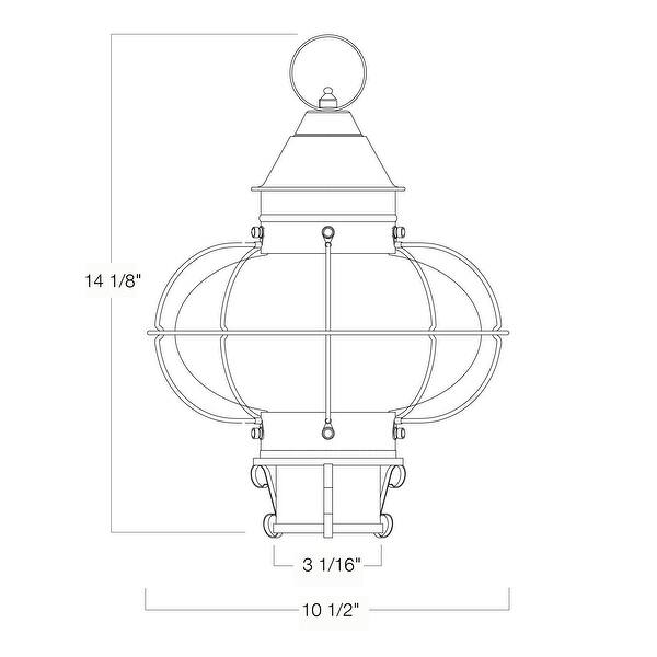 Norwell Lighting Cottage Onion 15" Tall Outdoor Post Light with Clear Bed Bath & Beyond 13036314